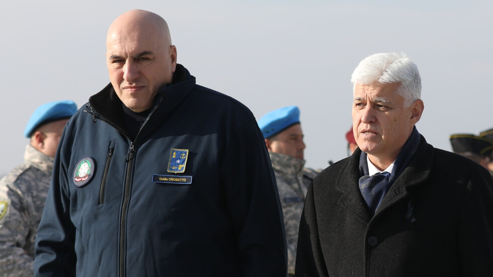 Димитър Стоянов обсъди важни теми с италианският военен министър 