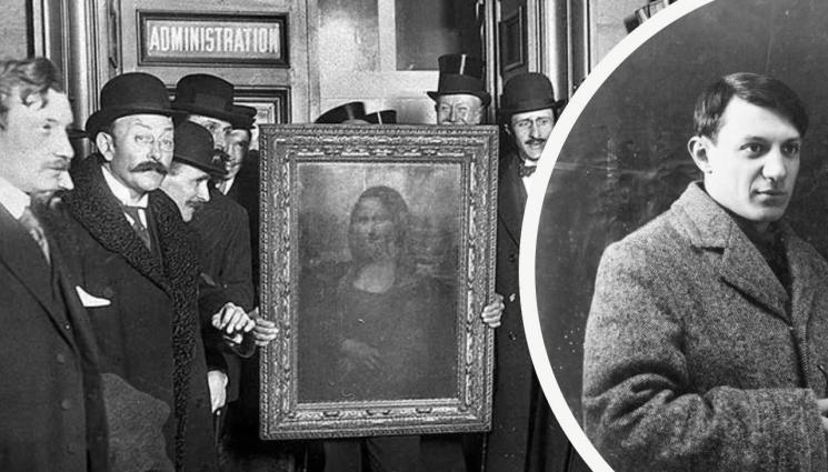 Първата световна сензация и мистерия е свързана с „Мона Лиза“ и Пикасо, ето защо