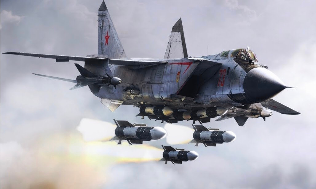 Сирени вият в цяла Украйна заради руски МиГ-31 КАРТА