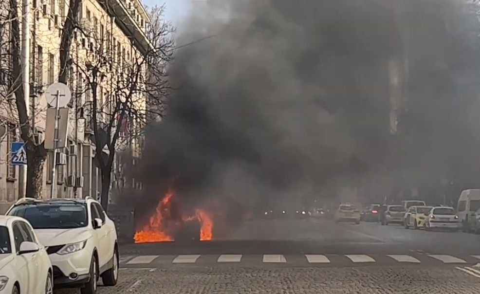 Огнен ад в центъра на София, ето какво се случи