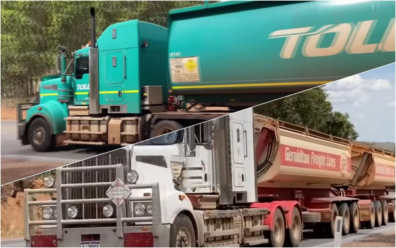 Огромните автовлакове в Австралия ще ви оставят без дъх ВИДЕО