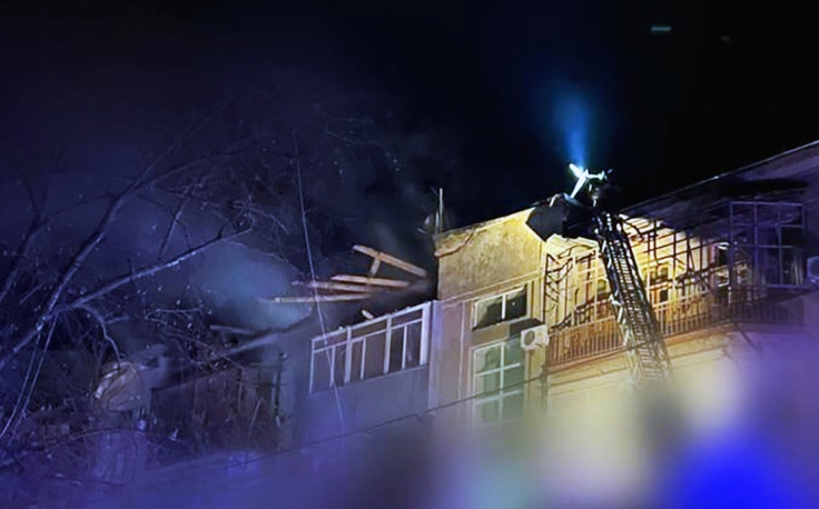 Извънредно: Ракетен удар по Харков тази нощ, има поразена жилищна сграда СНИМКИ
