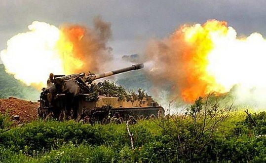 ВИДЕО от войната: Самоходната артилерия на група "О" разрушава укрепленията на ВСУ