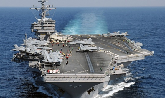 US моряци алармират за руски кораби, приближаващи самолетоносача "Джордж Буш" в Адриатическо море