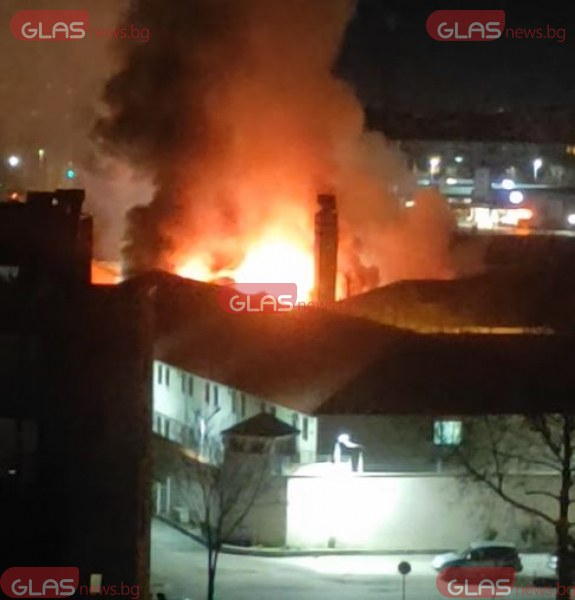 Извънредно: Огнен ад в затвора в Пловдив ВИДЕО