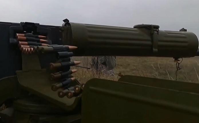 ВИДЕО от войната: Украинците свалят Шахиди със 100-г. картечници "Максим" 