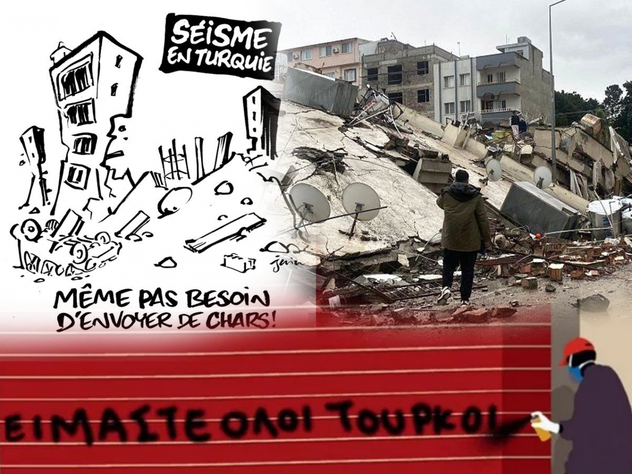 Всички се гнусят от гаврата на "Шарли Абдо" с трагедията в Турция
