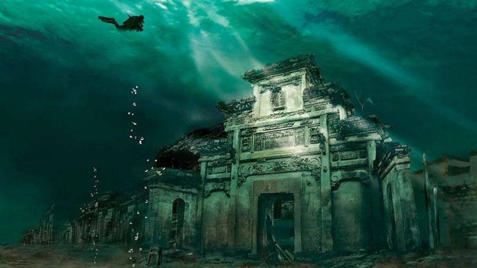 Китайската Атлантида крие древни тайни, ето къде се намира древният град Шичен СНИМКИ