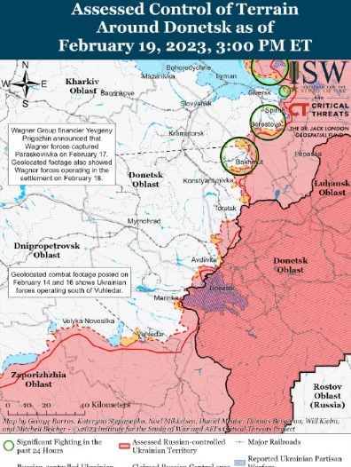 ISW: Руската армия продължава да настъпва и натиска ВСУ КАРТА