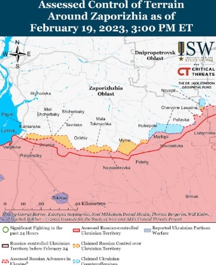 ISW: Руската армия продължава да настъпва и натиска ВСУ КАРТА