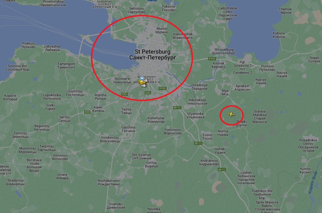 Паника над Санкт Петербург! Затвориха небето в радиус от 200 км заради НЛО КАРТИ