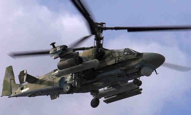 ВИДЕО от войната: Фантастичен висш пилотаж на руски хеликоптер Ка-52