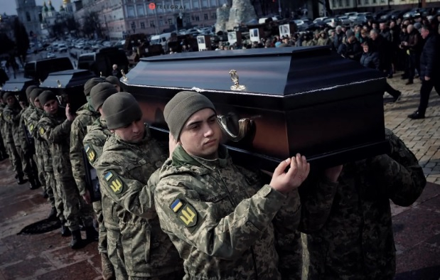 В Киев погребаха тържествено четирима известни диверсанти-разузнавачи ВИДЕО