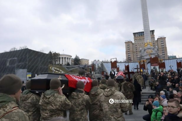 В Киев погребаха тържествено четирима известни диверсанти-разузнавачи ВИДЕО