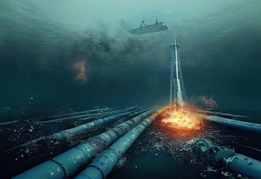 Bild: Много издиша версията, че "Северен поток" е взривен с 15-метрова орехова черупка от украинци