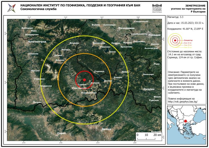 Земетресение в България по тъмна доба!