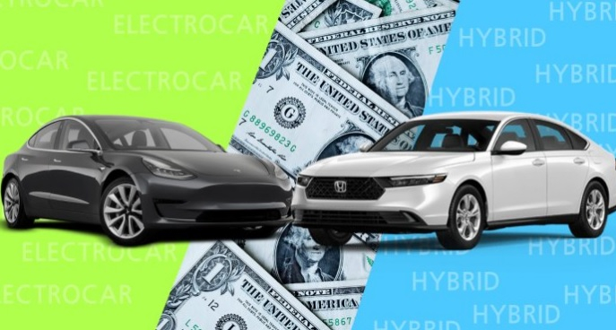 Електрически коли срещу хибриди: Сравнение на разходите за Tesla Model 3 и Honda Accord