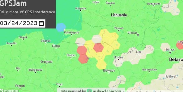 Полша и Литва са подложени на безпрецедентни атаки със средства за радиоелектронна борба през последните часове