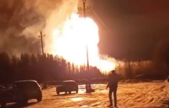 Взрив разтърси газопровод в Свердловска област в Русия ВИДЕО