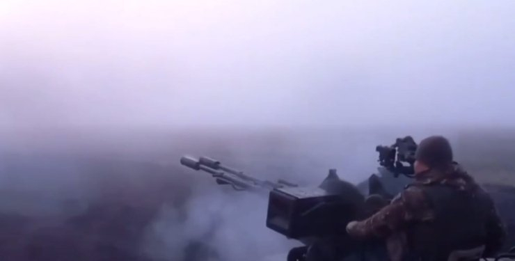 ВИДЕО от войната: Бригадата "Червена Калина" показа атака срещу цели на руската армия