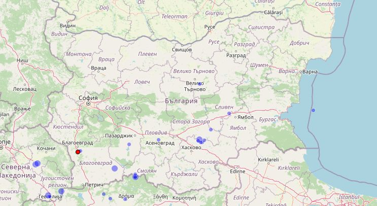  Земетресение пак люшна България