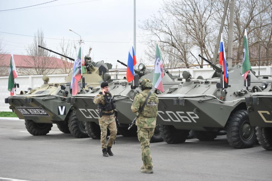 Кадиров надъха чеченските бойци, които се завръщат на фронта в Украйна СНИМКИ