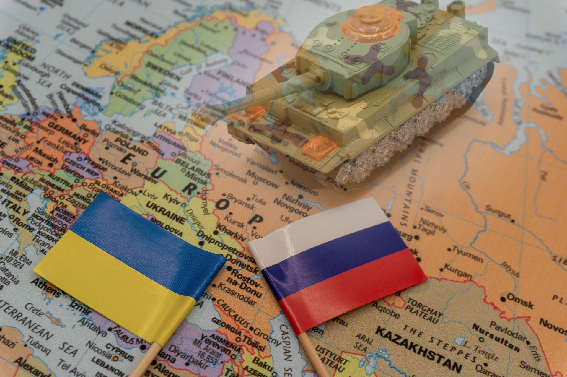 Украйна навлезе 1800 км в Русия и нанесе удар