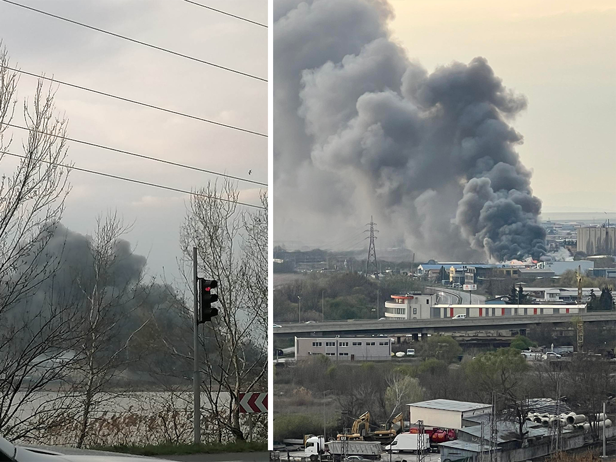 Първи ВИДЕА от огнения ад в Бургас