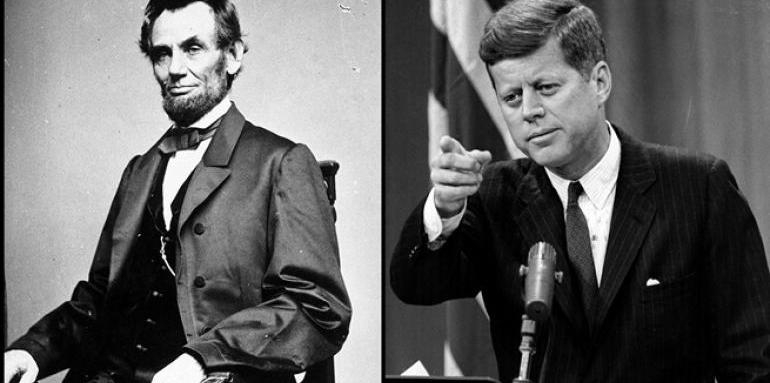 Да настръхнеш: Необясними съвпадения в живота и смъртта на президентите Линкълн и Кенеди 