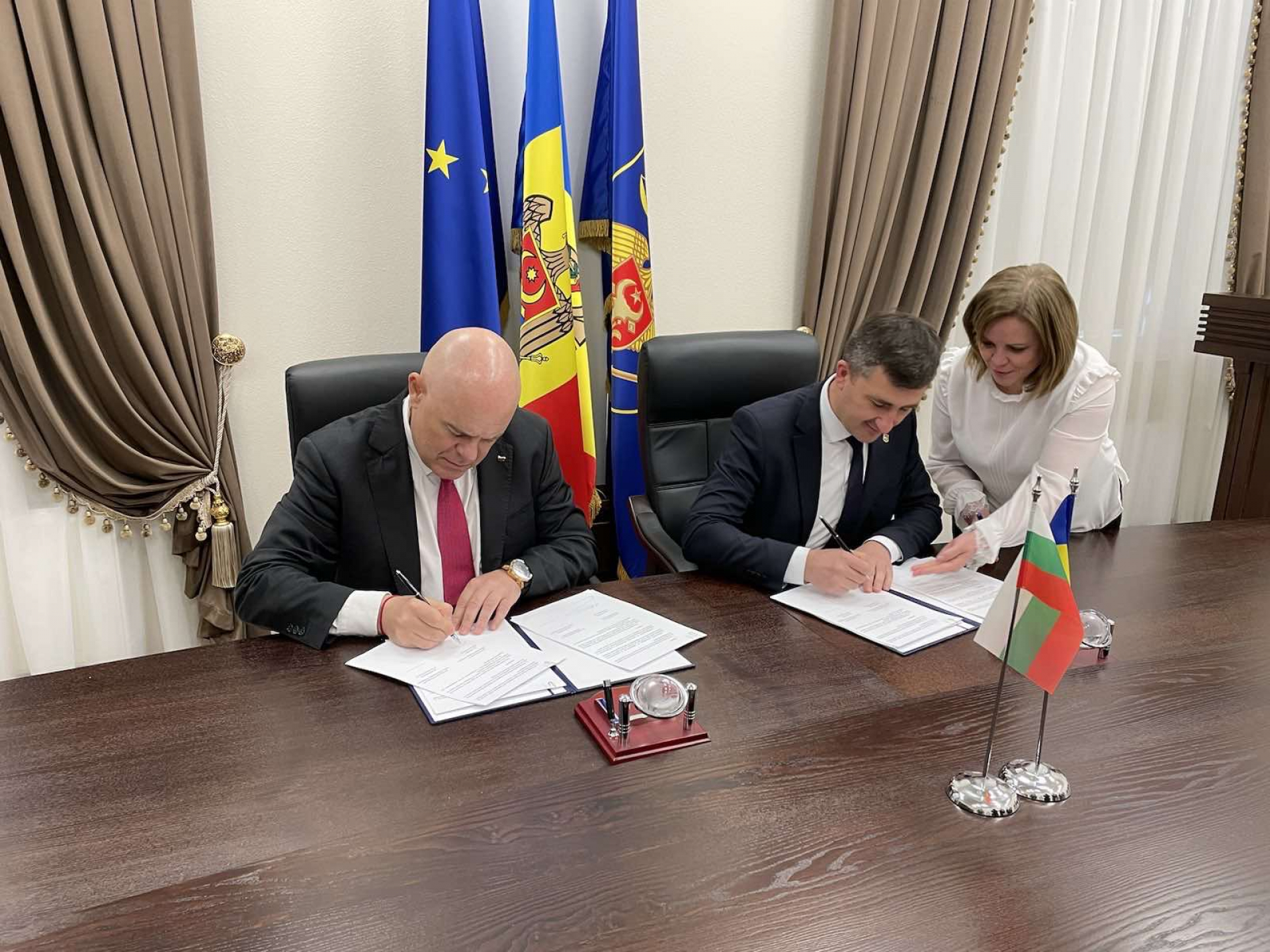 Гешев подписа Меморандум за разбирателство и сътрудничество с молдовския си колега Йон Мунтяну