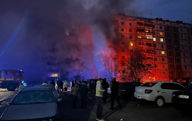 Кошмарна нощ в Украйна: Киев ударен с ракети Х-101/555, изстреляни от стратегически ракетоносци Ту-95 МС, докато Иван Гешев е на посещение там