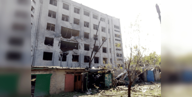 ВИДЕО от войната: ВСУ нанесоха удар по академия на МВР в окупирания Луганск