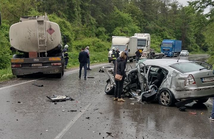 Пореден ад в отсечката на смъртта Русе-Бяла СНИМКИ 