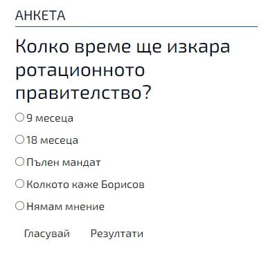 Българите казаха колко ще оцелее ротационното правителство Денков - Габриел