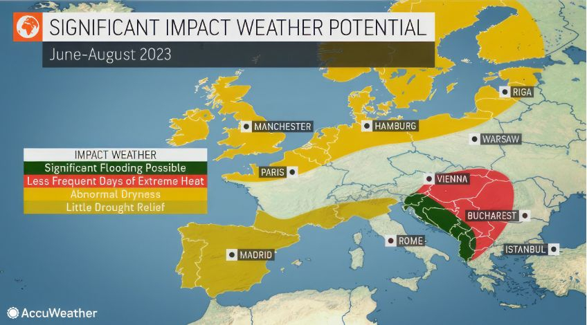 AccuWeather: Лятото настъпва до дни с бурни катаклизми и проблеми със здравето заради... КАРТИ