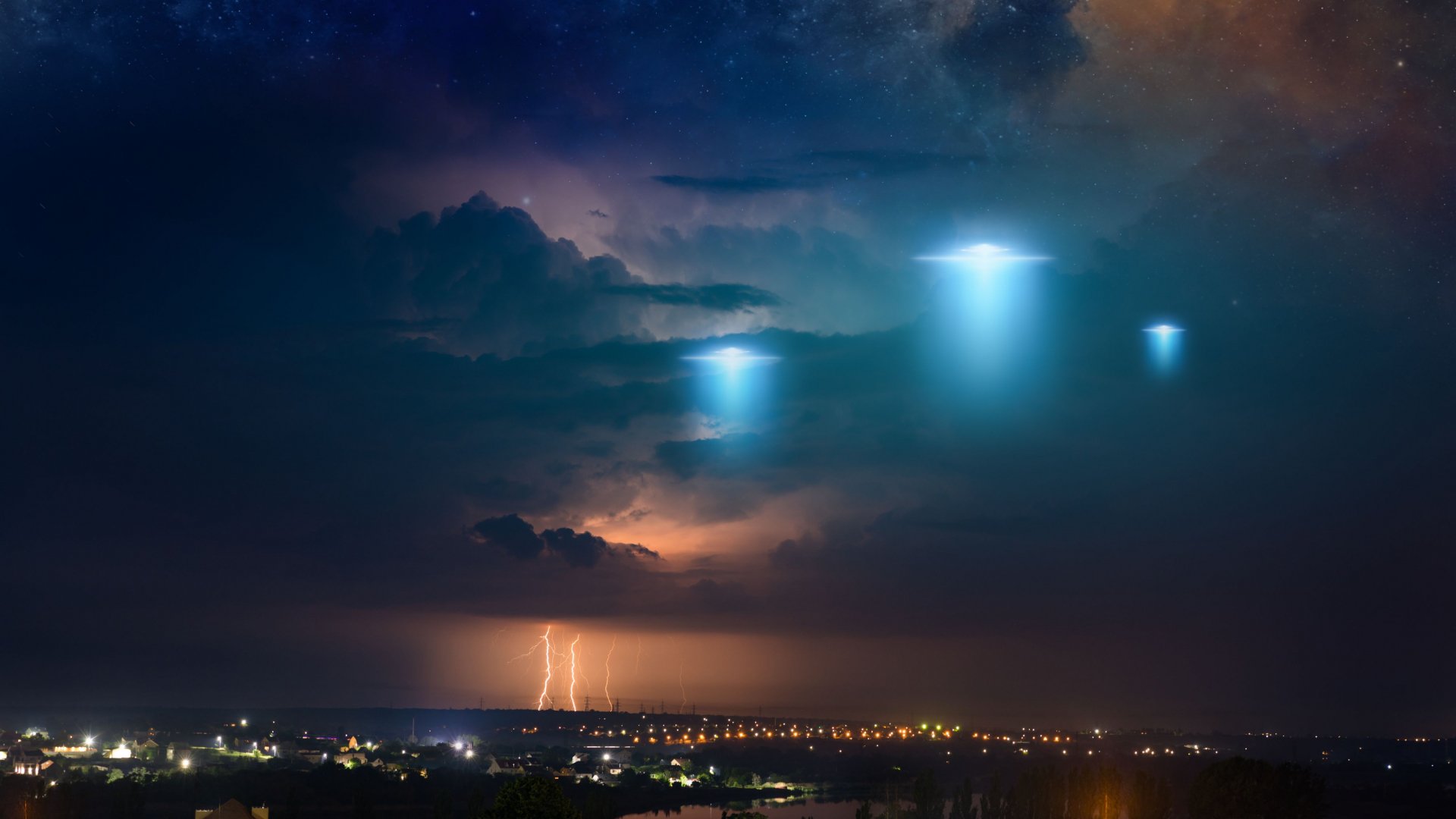 Нощта на НЛО: Жители на Бразилия онемяха от мистериозни гигантски обекти в небето 
