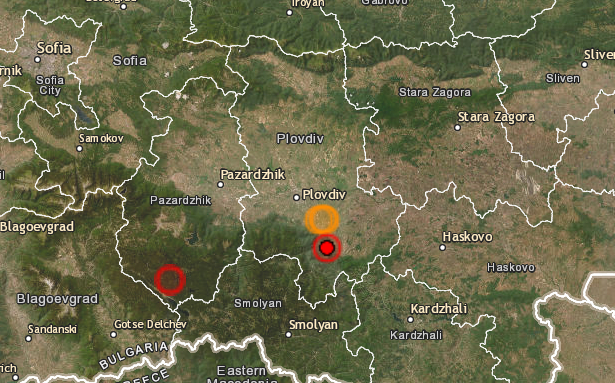 Поредно силно земетресение край Пловдив!