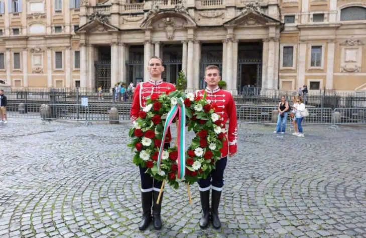 Родни гвардейци гостуваха във Ватикана СНИМКИ 