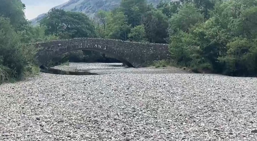 Зловеща мистерия! Река изчезна напълно ВИДЕО