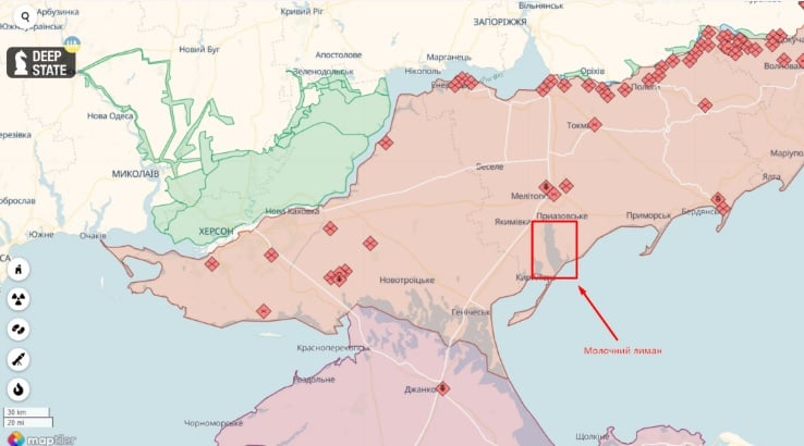 Украинският Генщаб съобщи за мощни удари по руските сили, Пригожин алармира за пробив на ВСУ към Крим КАРТИ