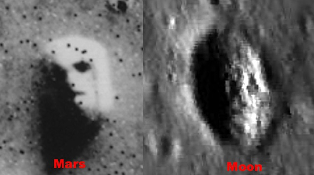 Уфолог погледна СНИМКИ на Луната и онемя