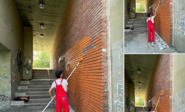 Спипаха в крачка драскач на графити в София, последвалото е изненадващо СНИМКИ