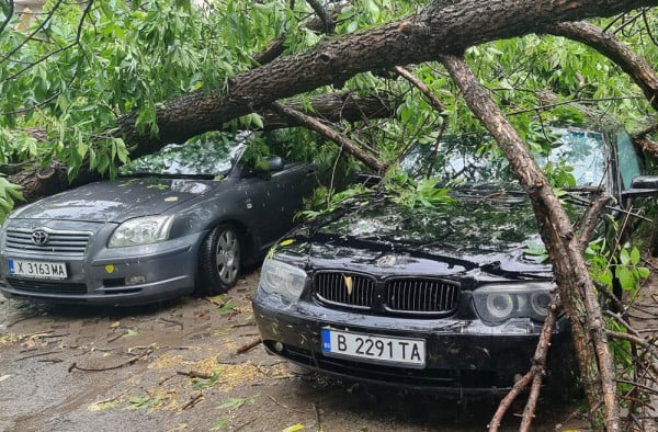 Ето какво оставиха след себе си мощните бури, ударили България ВИДЕО 