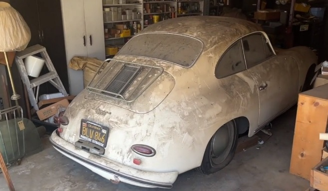 Рядко старо Porsche, струващо $100 000, бе намерено изоставено в гараж СНИМКИ