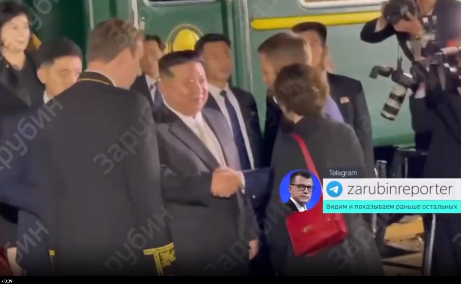 Първи КАДРИ от пристигането на Ким Чен Ун в Русия