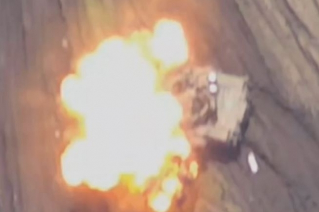 „Излетя, видя, победи“: „Ланцет“ унищожи с точен удар танк в района на Херсон