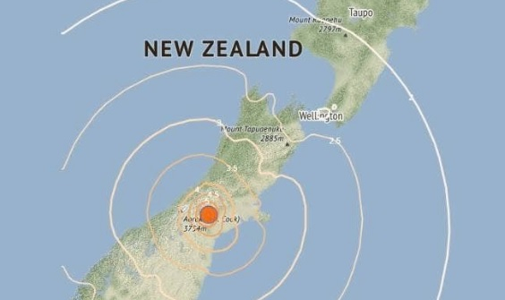 Силно земетресение разлюля Нова Зеландия