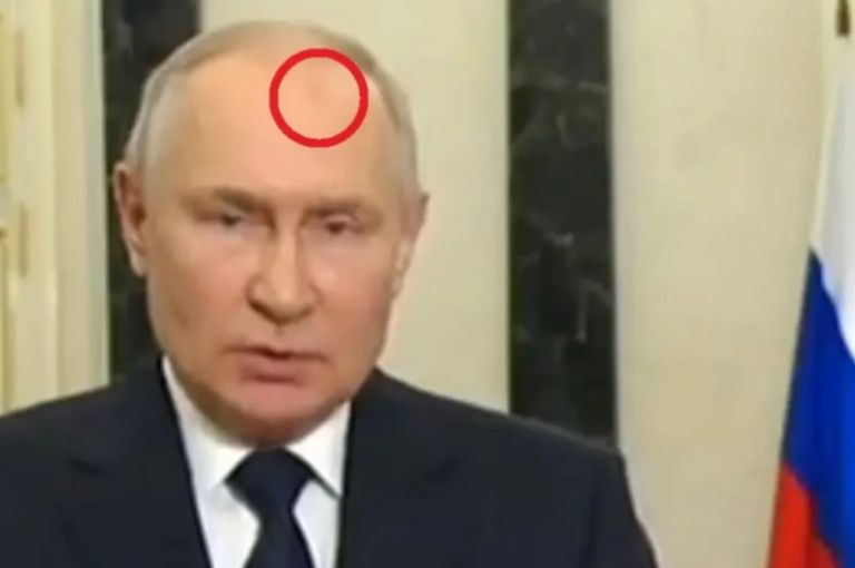 Мистерия: Всички се чудят какво е това на главата на Путин ВИДЕО