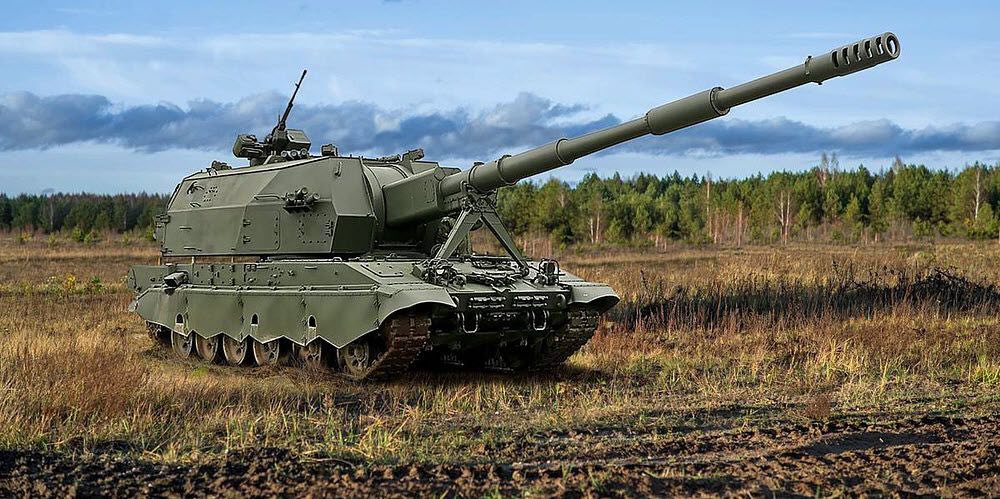 Ново руско самоходно оръдие отива на фронта в Украйна