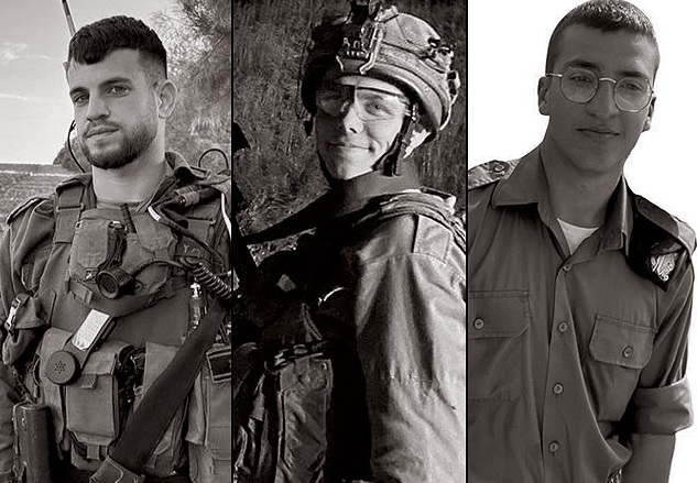 Разбра се кои са тримата израелски бойци, убити от "Хамас", а телата им похитени